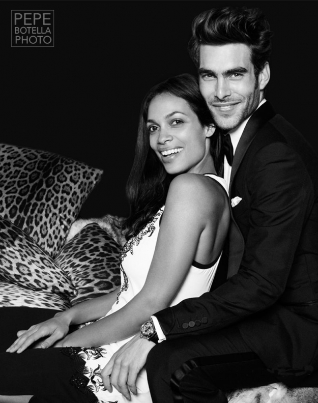 Jon Kortajarena and Rosario Dawson