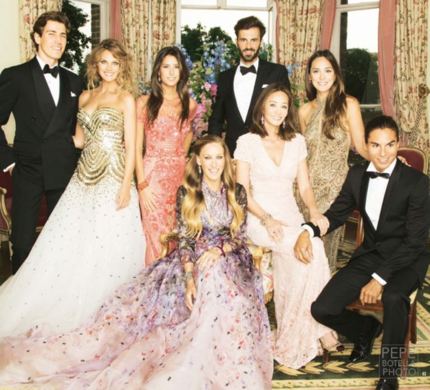 Oriol Elcacho, Amaia Salamanca, Ana Boyer, Sarah Jessica Parker, Enrique Solis, Isabel Preysler, Tamara Falcó & Julio Iglesias Jr. for Porcelanosa