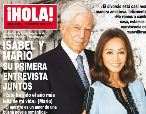 Isabel Preysler and Mario Vargas Llosa