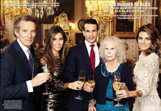 Duques de Alba, Ana Boyer, Jose María Manzanares & Amaia Salamanca for Porcelanosa