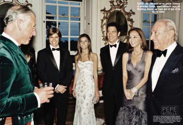 Prince Charles, Carlos Baute, Ana Boyer, Clive Owen, Isabel Preysler & Tomás Terry for Porcelanosa