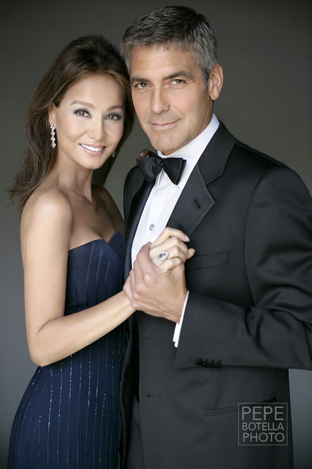 Isabel Preysler and George Clooney