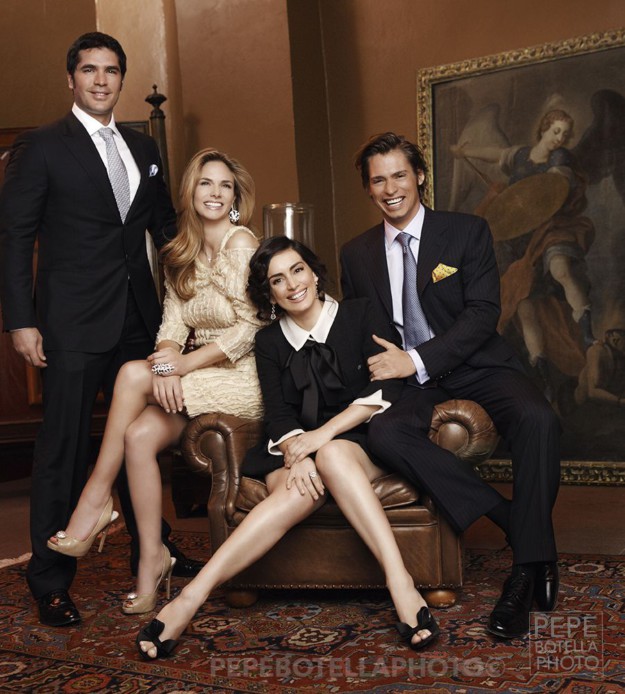 Genoveva Casanova, Ana de la Reguera, Edurado Verastegui,Carlos Baute