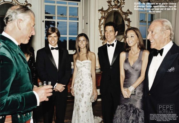 Prince Charles, Carlos Baute, Ana Boyer, Clive Owen, Isabel Preysler & Tomás Terry for Porcelanosa